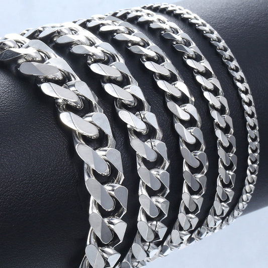 Men’s Stainless Steel Chain Bracelet