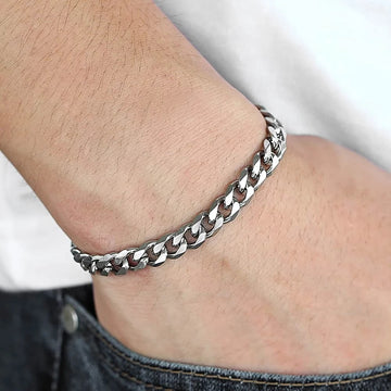 Men’s Stainless Steel Chain Bracelet