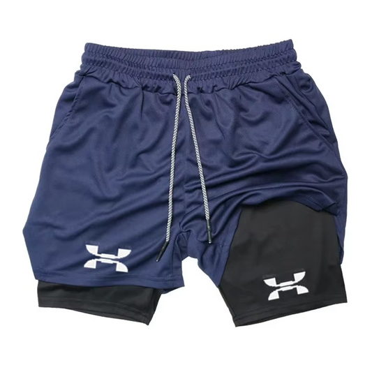 Men’s 2-in-1 Quick-Dry Training Shorts
