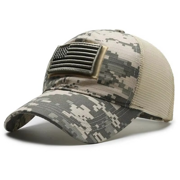 Tactical Mesh Camouflage Flag Cap