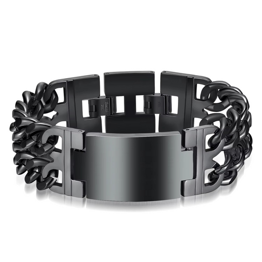 Luxury Cuban Cross Stainless Steel Bracelet