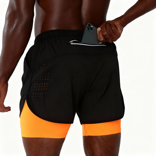 Running Shorts Men’s 2-in-1 Quick-Dry