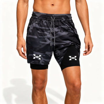 Men’s 2-in-1 Quick-Dry Training Shorts